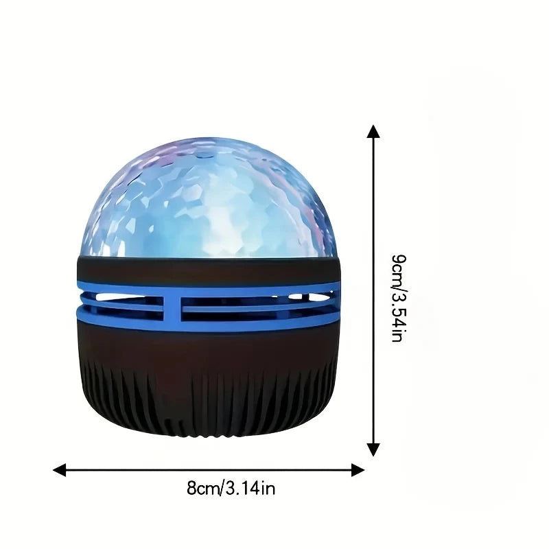 Water Ripples Lights Night Light LED Porjection Lamp USB Plug-in Use Remote Control Projection LED Night Lamp Home Bedroom Decor